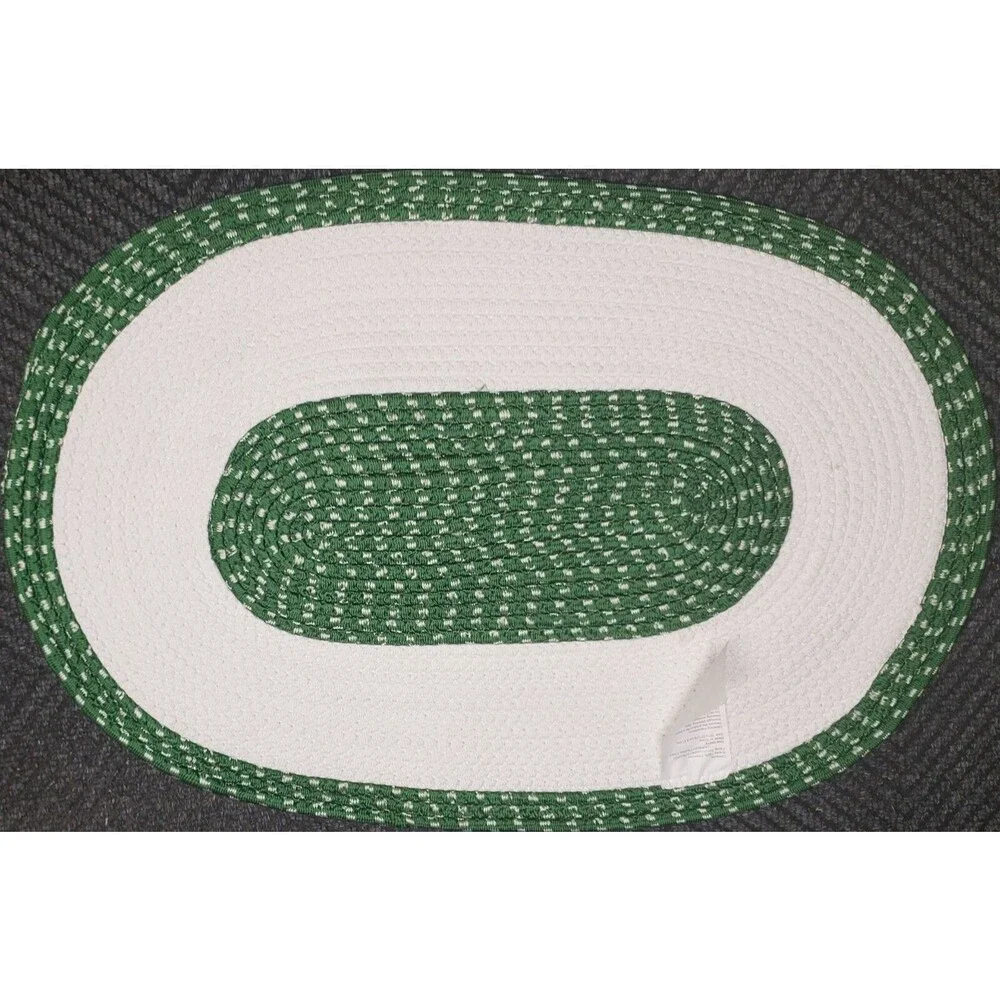 Oval Braided Kitchen Accent Rug (18